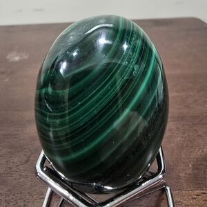 Malachite Crystal Egg 0.35 lbs